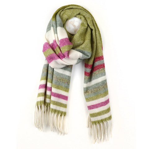Twill Stripe Scarf - Various Colours