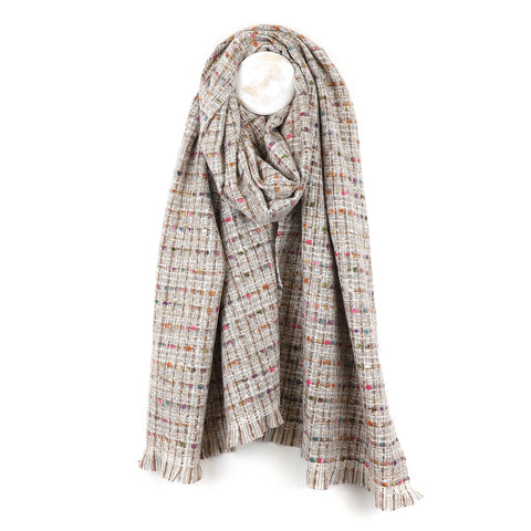 Woven Texture Scarf - Various Colours