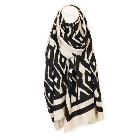 Abstract Geo Lightweight Scarf - Various Colours
