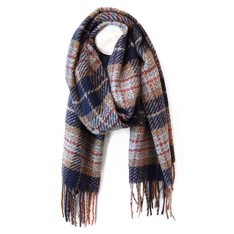 Olivia Tartan Weave Scarf - Various Colours