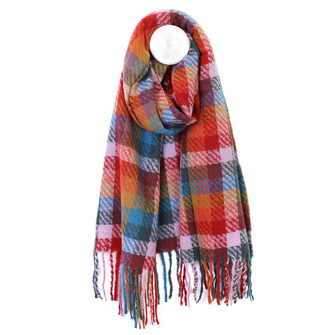 Jessica Check Weave Scarf - Various Colours