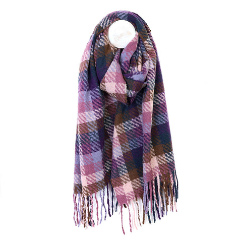 Jessica Check Weave Scarf - Various Colours