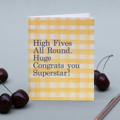High Fives All Round Card
