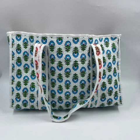 Quilted Reversible Tote Bag - Various Colours