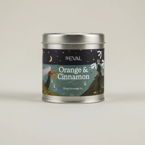Orange & Cinnamon Christmas Tin Candle