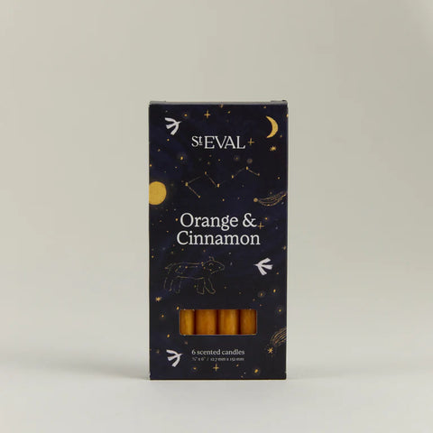 Orange & Cinnamon Festive Candles Pack