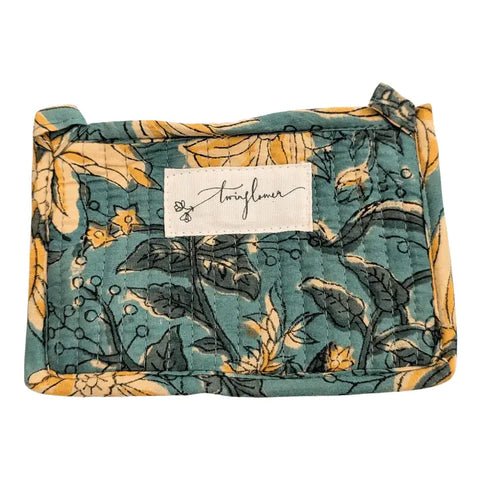 Small Quilted Pouch Purse - Various Colours