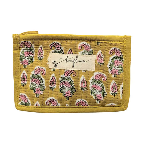 Quilted Small Pouch Purse - Various Colours