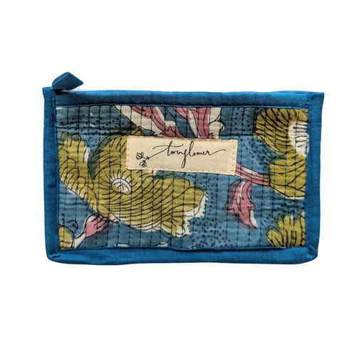 Quilted Small Pouch Purse - Various Colours