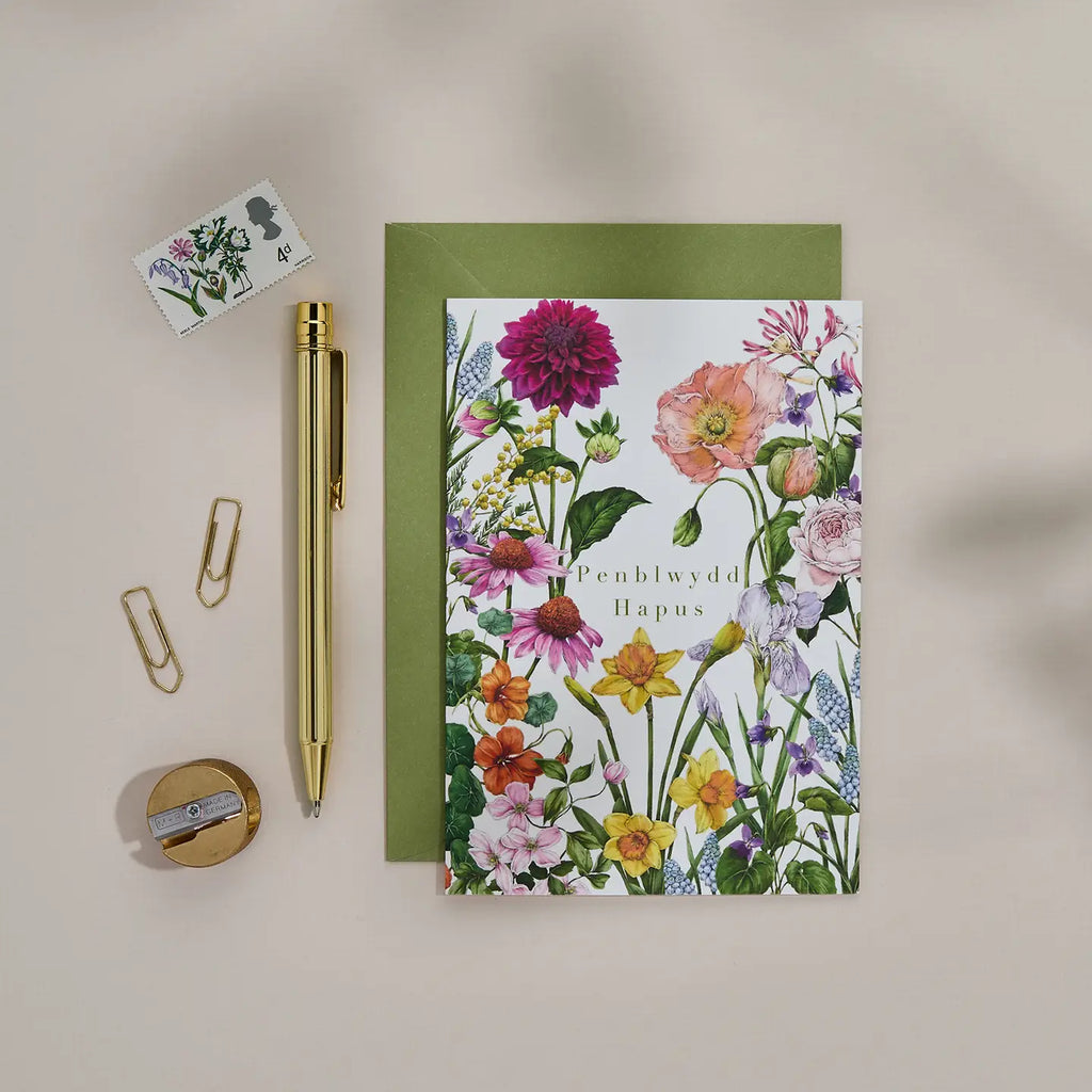 Penblwydd Priodas Card