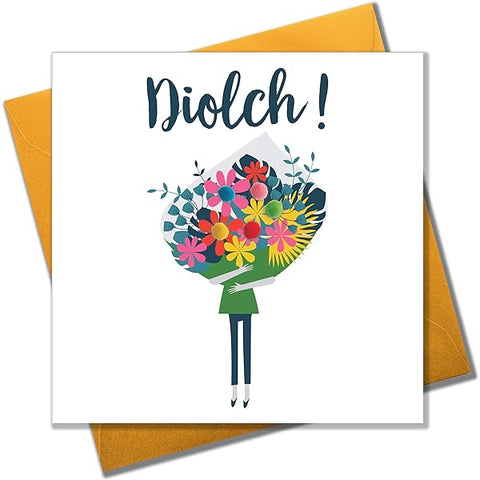 Diolch Bouquet Card