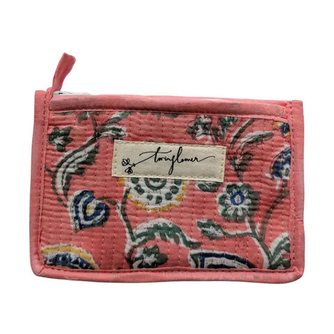 Quilted Small Pouch Purse - Various Colours