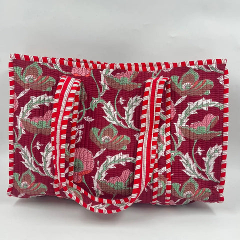 Quilted Reversible Tote Bag - Various Colours