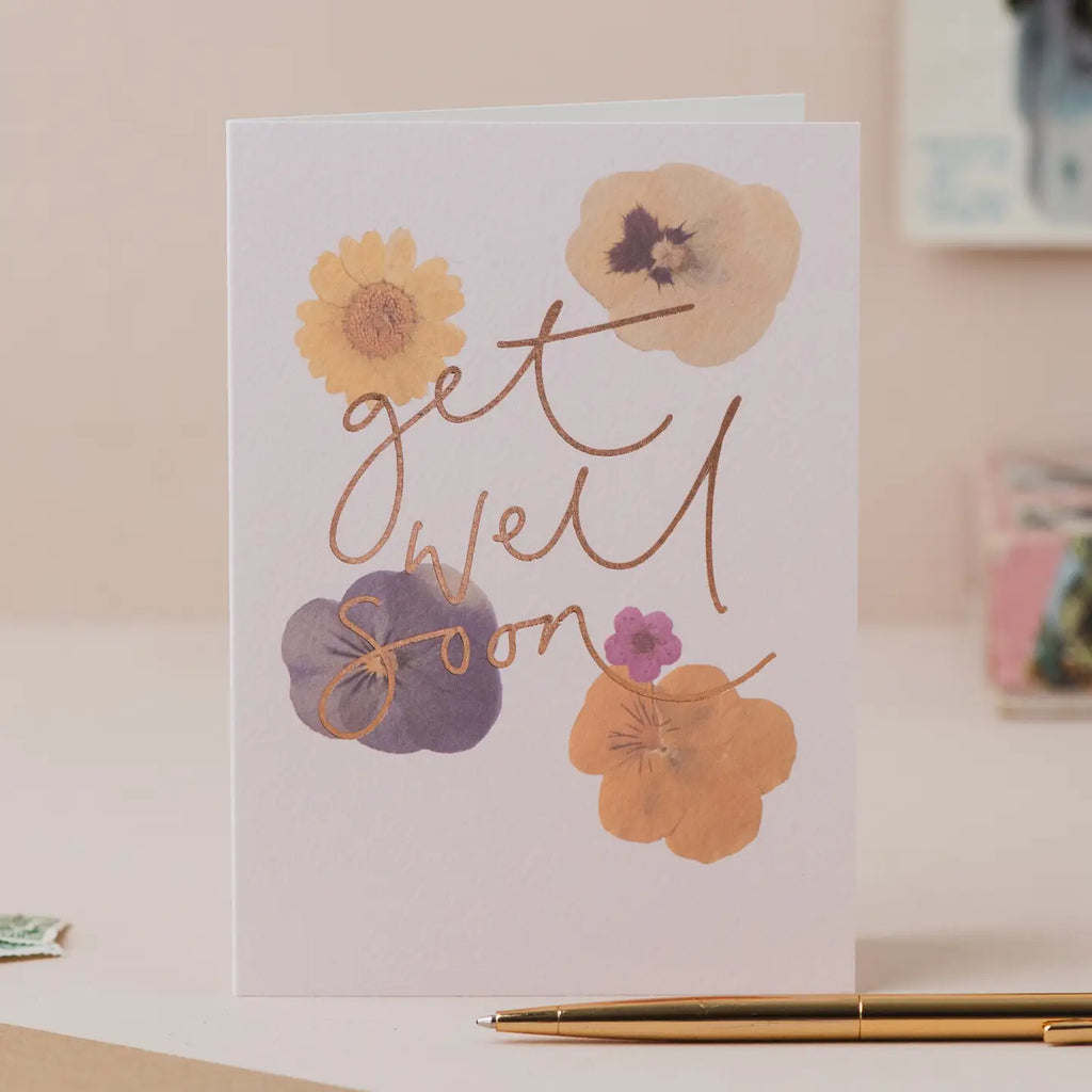 Get Well Soon Floral Card
