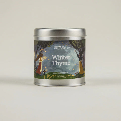 Winter Thyme Christmas Tin Candle