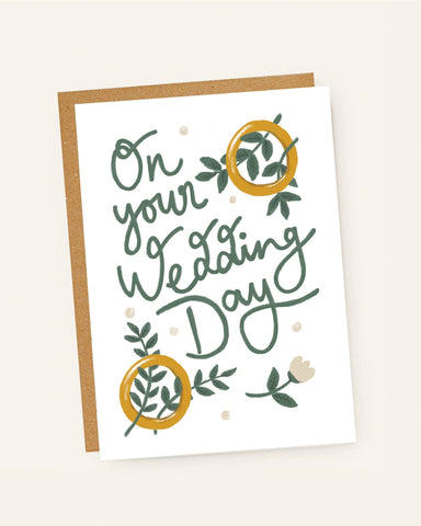 On Your Wedding Day Floral Rings