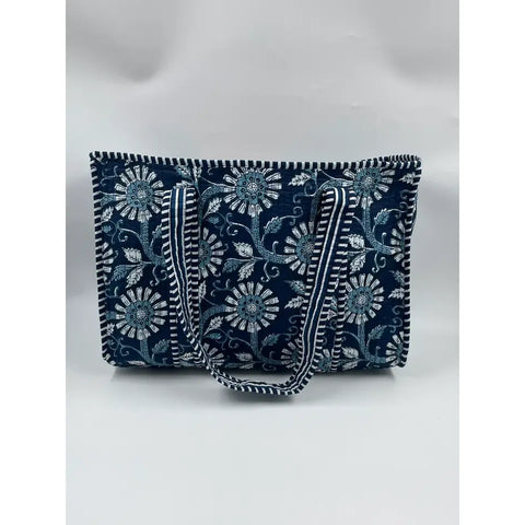 Quilted Tote Bag - Various Colours