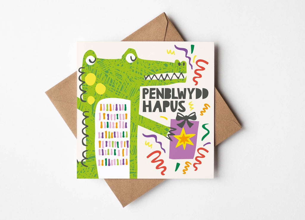 Penblwydd Hapus Croc