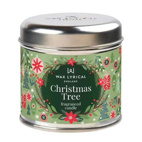 Christmas Tin Candle  - Various Scents