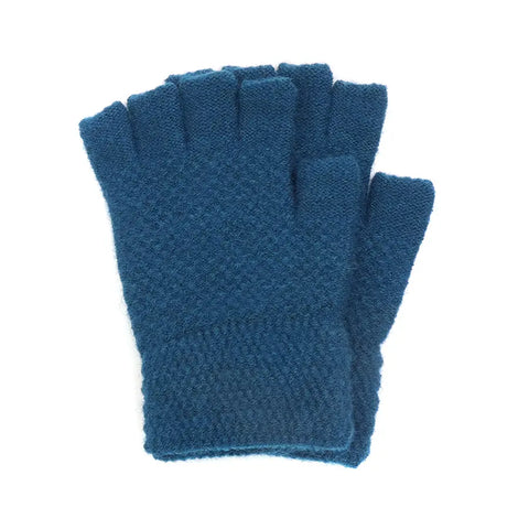 Knitted Fingerless Gloves - Various Colours