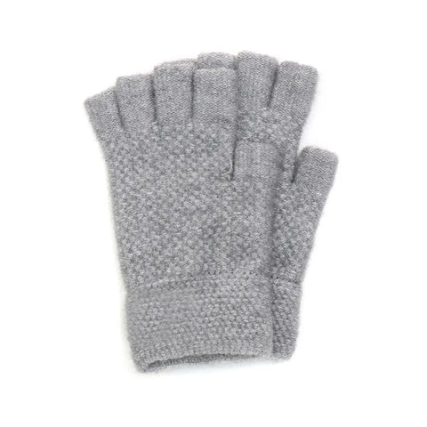 Knitted Fingerless Gloves - Various Colours