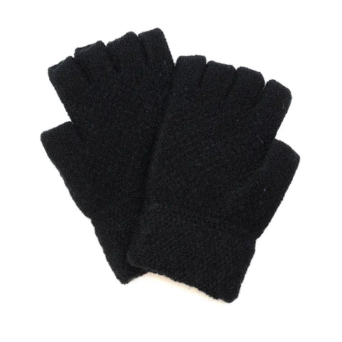 Knitted Fingerless Gloves - Various Colours