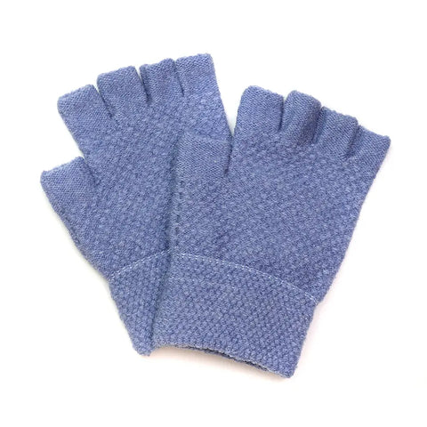 Knitted Fingerless Gloves - Various Colours