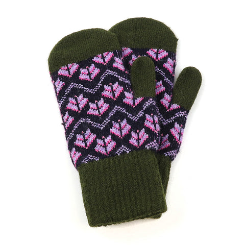 Scandi Knit Mittens - Various Colours