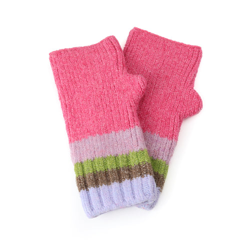 Striped Wristwarmers - Various Colours