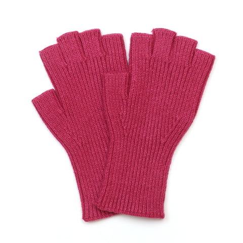 Yasmin Ribbed Fingerless Gloves - Various Colours