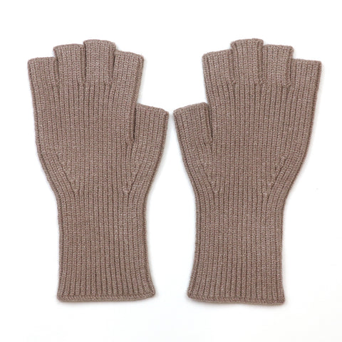 Yasmin Ribbed Fingerless Gloves - Various Colours