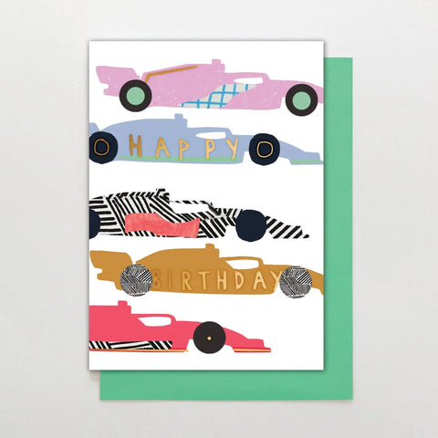 Happy Birthday Racing Cars