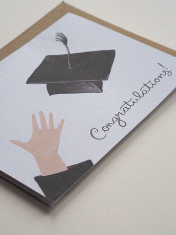 Graduation Cap Congratulations Card
