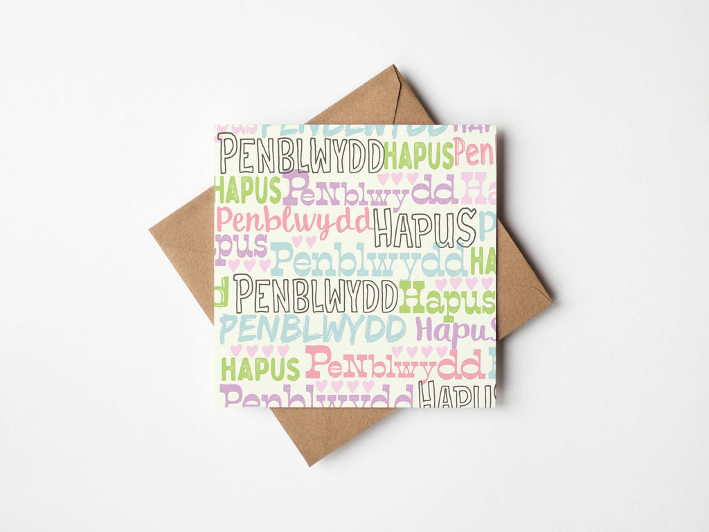 Penblwydd Hapus Card