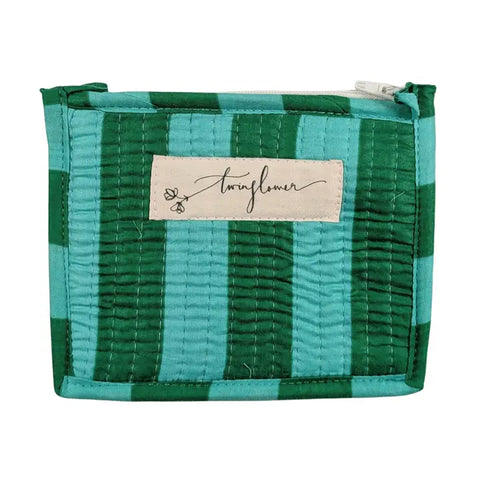 Striped Quilted Small Purse - Various Sizes