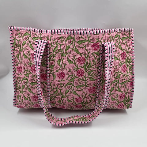 Quilted Reversible Tote Bag - Various Colours