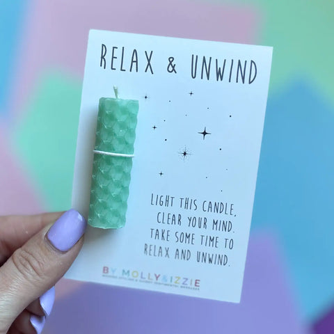 Relax and Unwind Candle - Various Colours