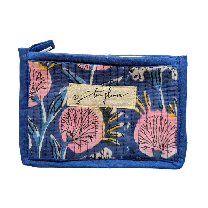 Quilted Small Pouch Purse - Various Colours
