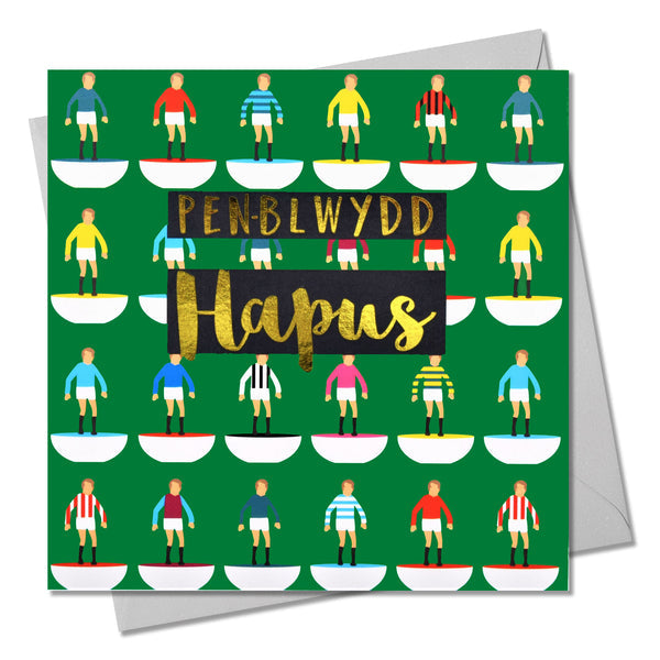 Penblwydd Hapus Footballers Card