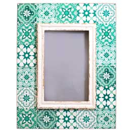 Green Mosaic Tile Frame