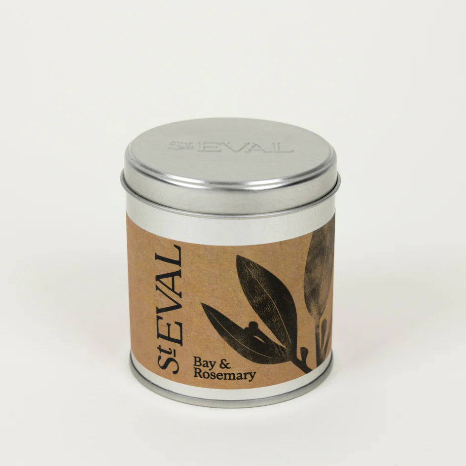 Bay and Rosemary Scented Tin Candle