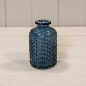 Mini Dimpled Glass Vase - Various Colours