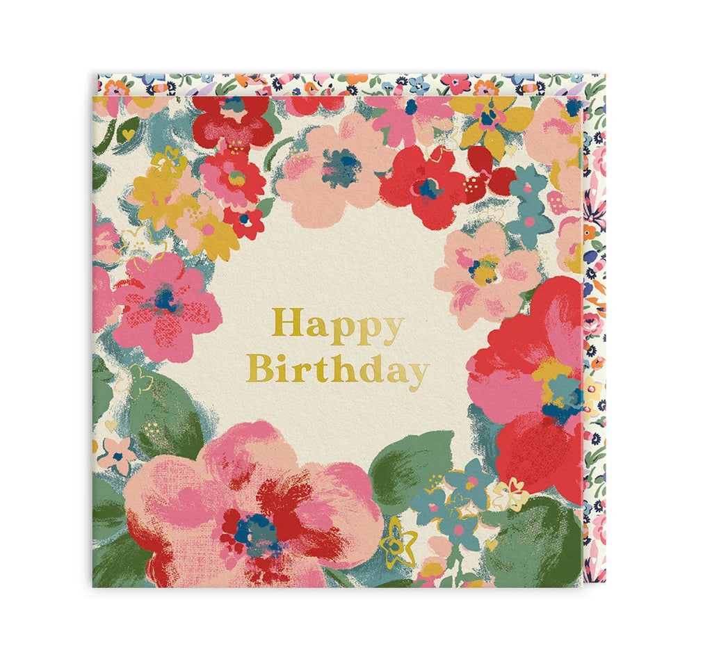 Floral Happy Birthday
