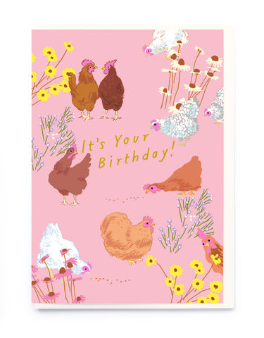 Birthday Chickens