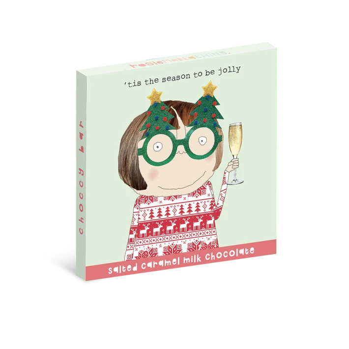 Novelty Christmas Chocolate Bar - Various Sayings