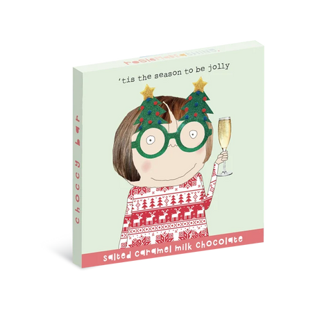 Novelty Christmas Chocolate Bar - Various Sayings