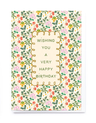 Happy Birthday Ditsy Floral