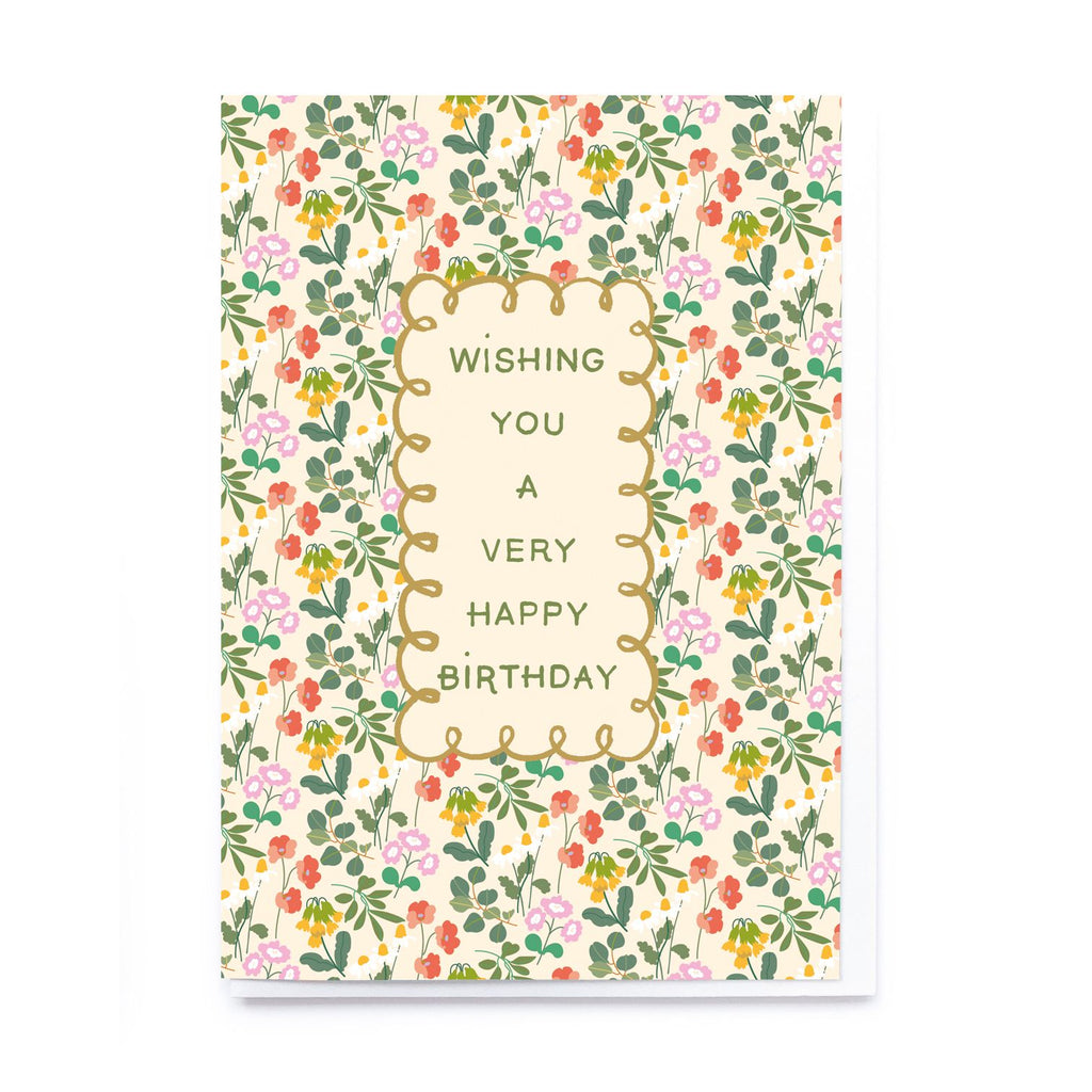 Happy Birthday Ditsy Floral