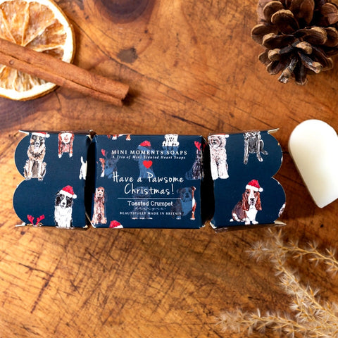 Christmas Dogs Mini Soaps