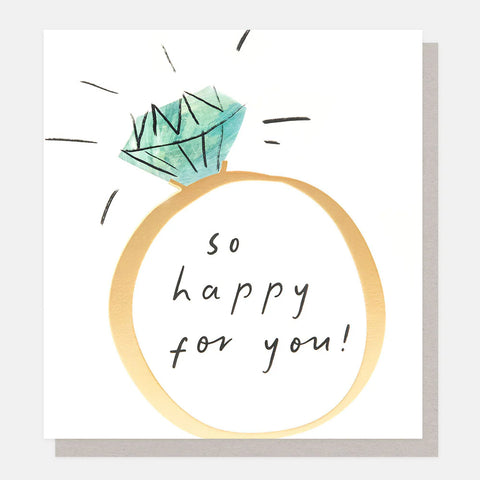 Diamond Ring Engagement Card